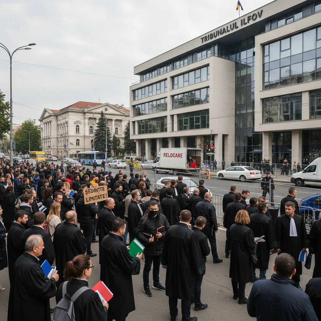 Activitatea Tribunalului Ilfov se mută la un nou sediu din București, cu ședințe de judecată limitate