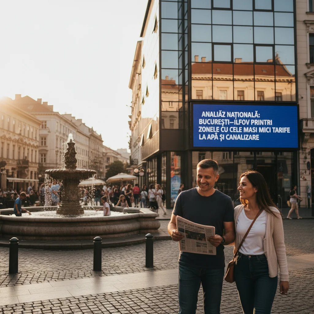 București–Ilfov, printre regiunile cu cele mai mici tarife la apă și canalizare