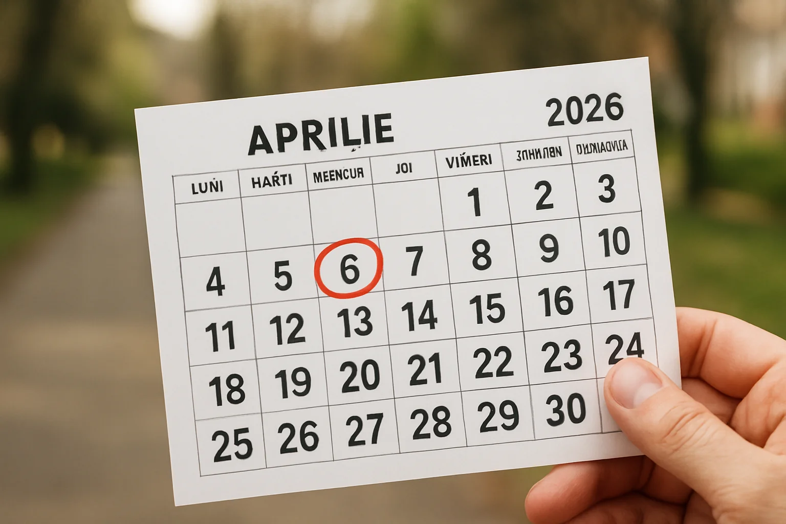 Calendar ortodox – 2026-04-06