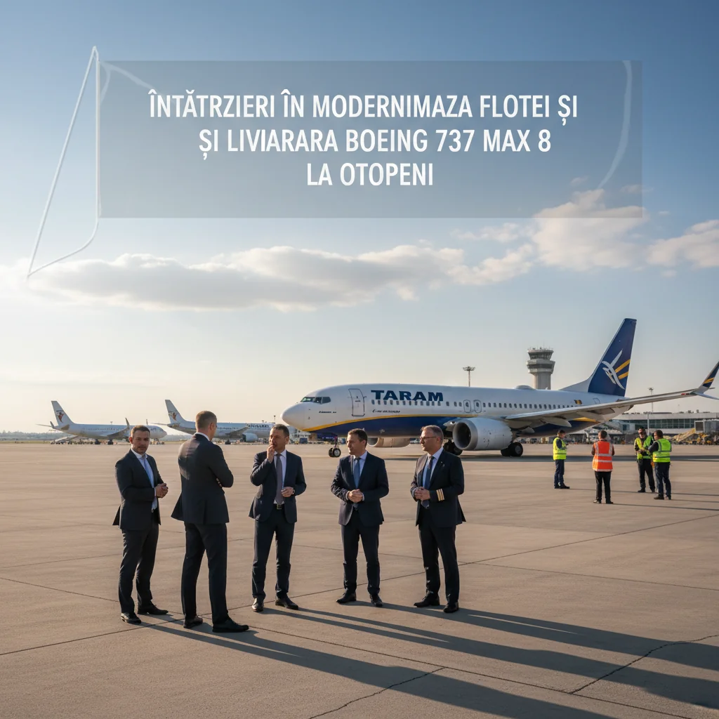 Întârzieri în planul TAROM de modernizare a flotei cu Boeing 737 MAX 8 la Otopeni (Ilfov)