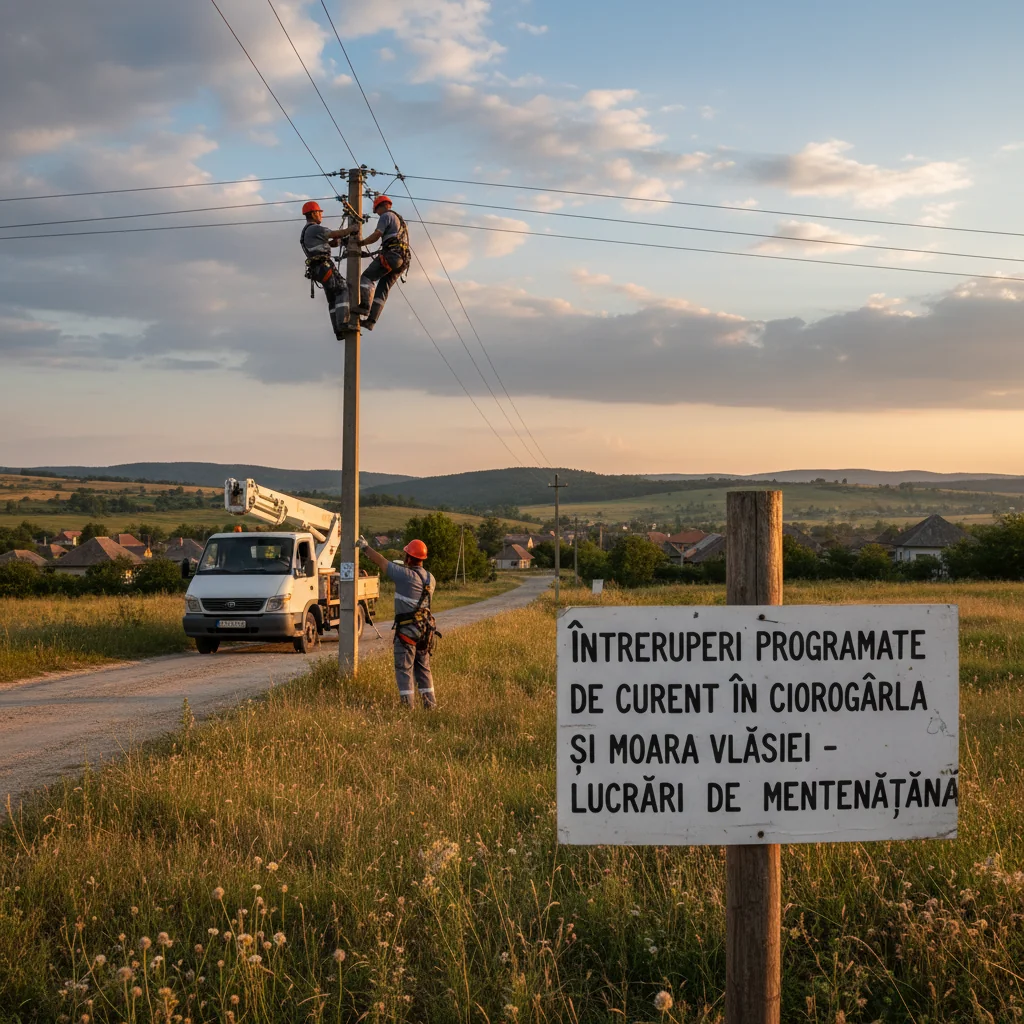 Întreruperi programate de energie electrică în Ciorogârla și Moara Vlăsiei, județul Ilfov, pe 30 decembrie
