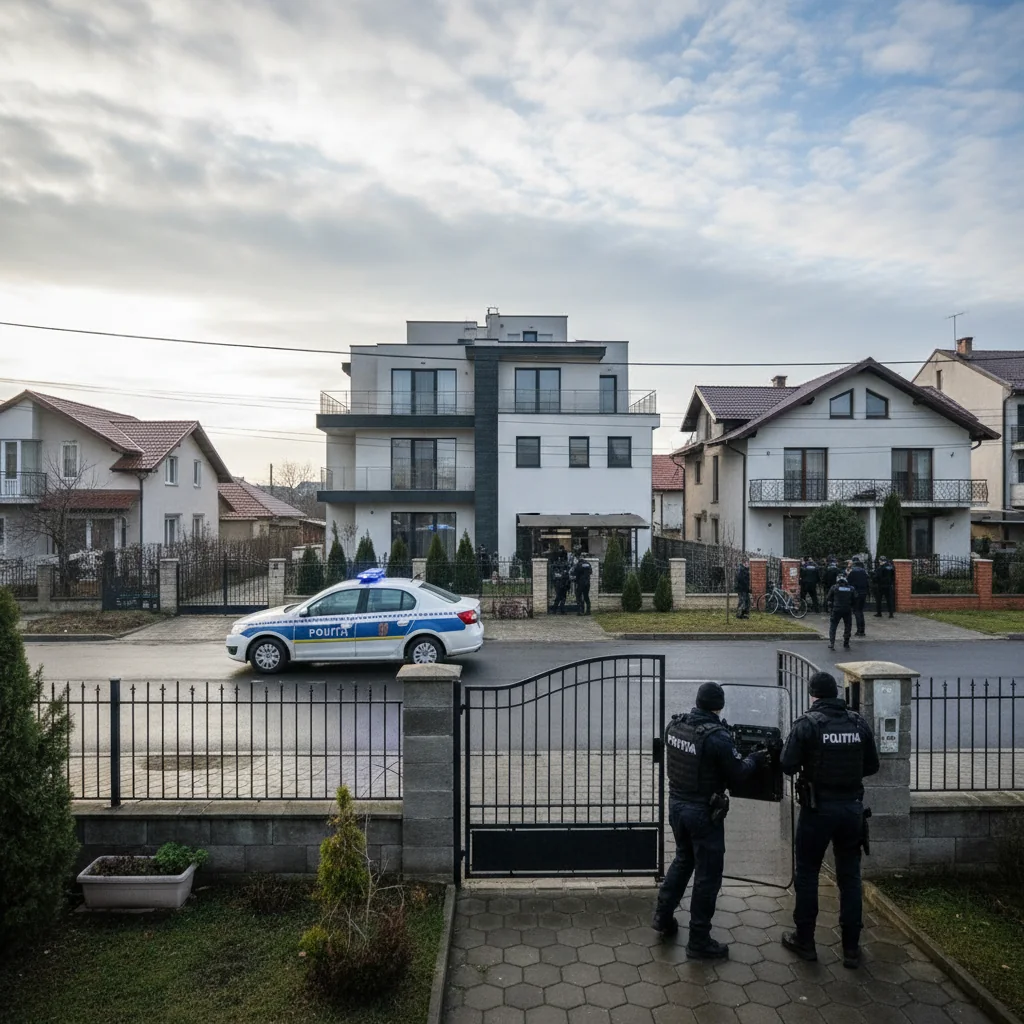 Percheziții în Ilfov și București într-un dosar de înșelăciune cu uși de interior și exterior