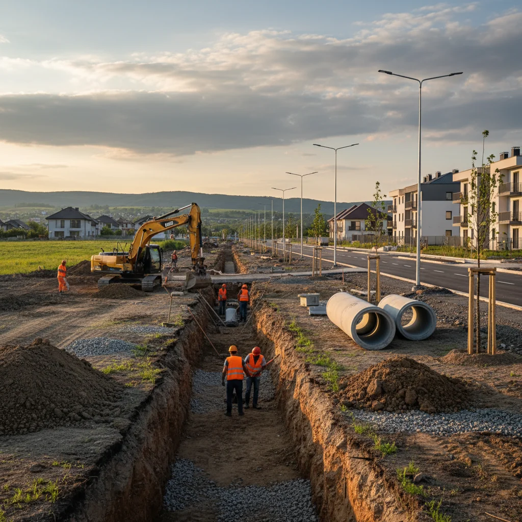 proiecte de peste 260 de milioane de lei pentru reţele de canalizare pluvială şi modernizarea iluminatului public