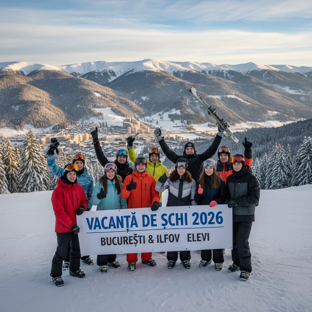 Vacanța de schi 2026 pentru elevii din București și județul Ilfov: perioada stabilită oficial